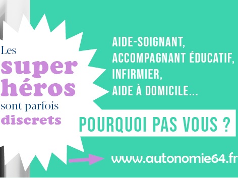 Annonce pour devenir soignant, éducatif ou infirmier.